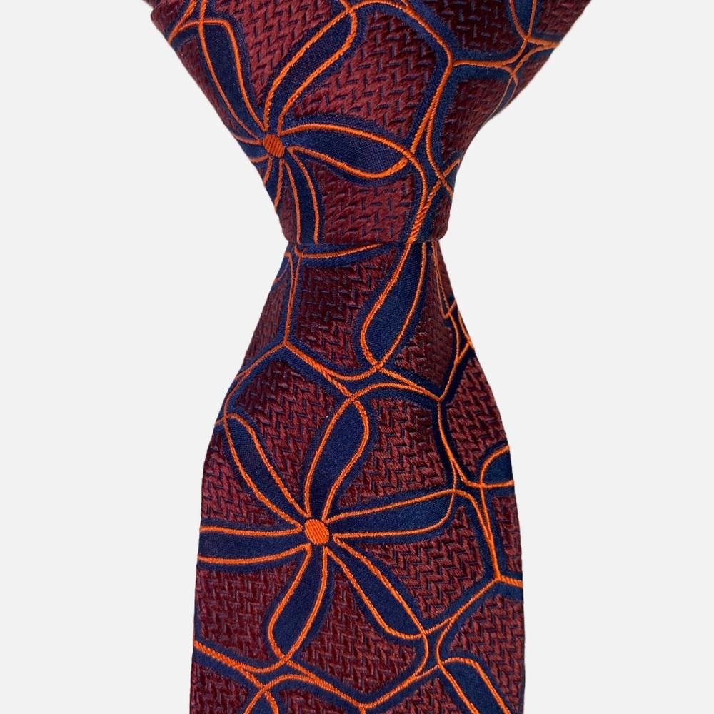 NWT Ted Baker London Tie Silk Necktie Floral Skinny